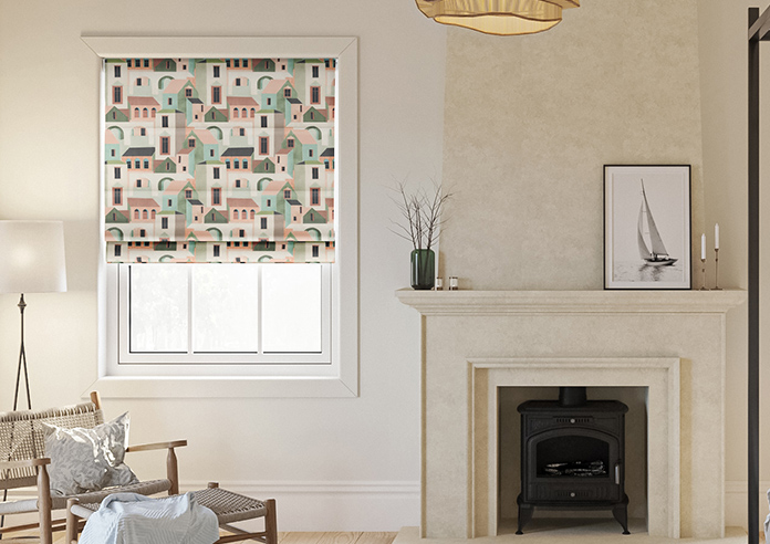 Santiago, Mambo - Motorised Roman Blind - Image 3